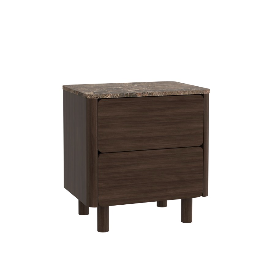 MARVENE 2 Drawer Nightstand